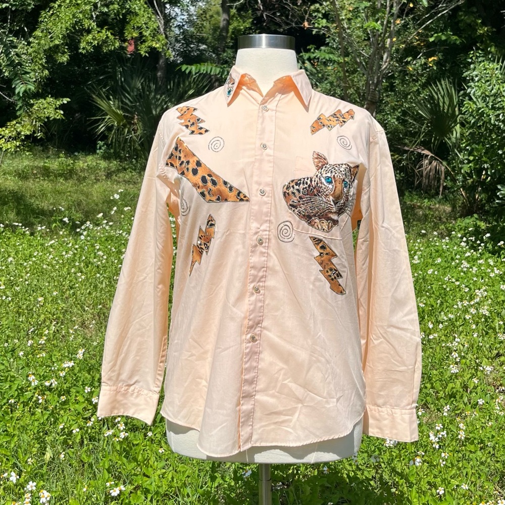 3/$30 Vintage Jaguars Dress Shirt